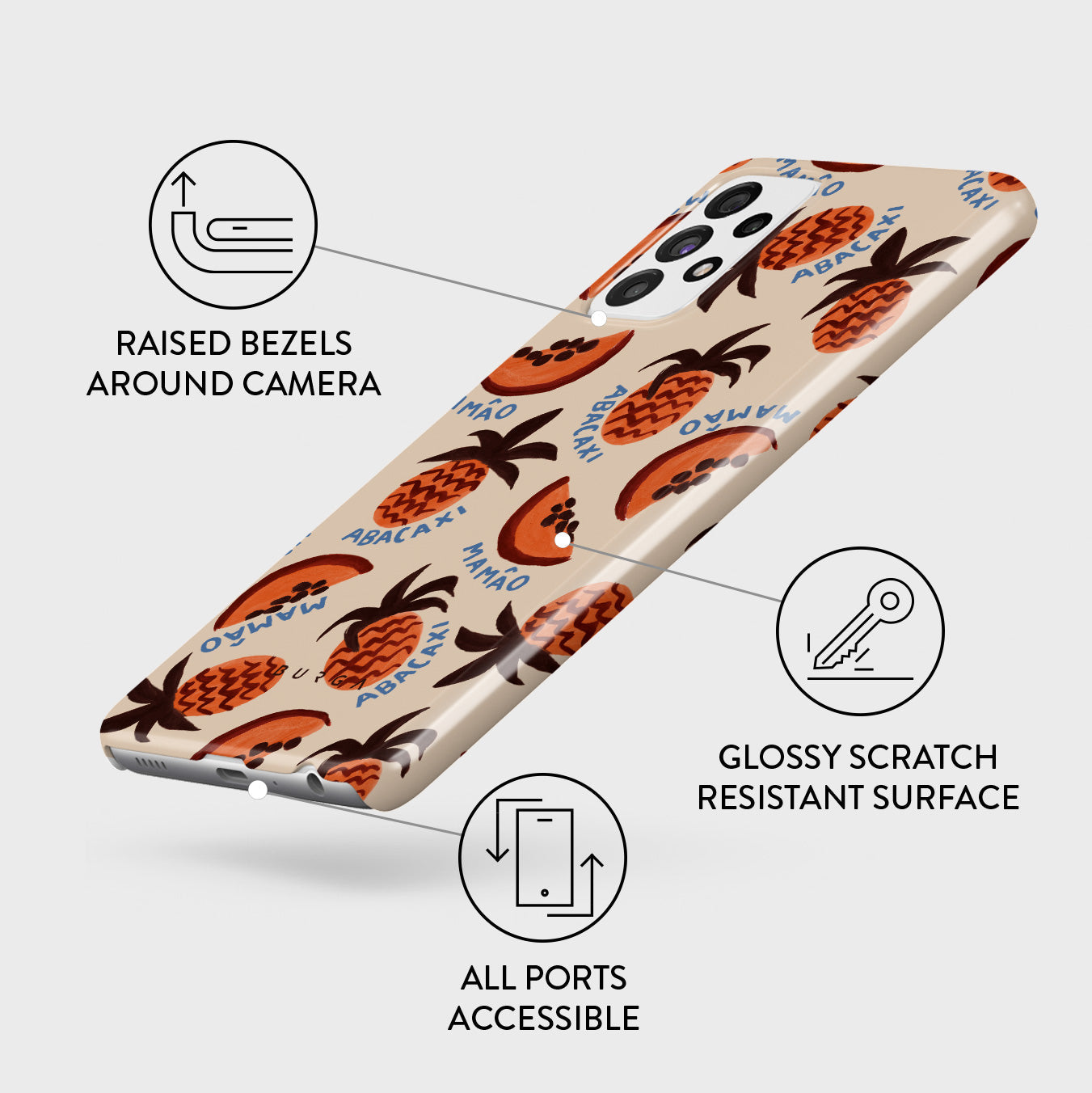 Abacaxi - Samsung Galaxy A72 4G / 5G Case